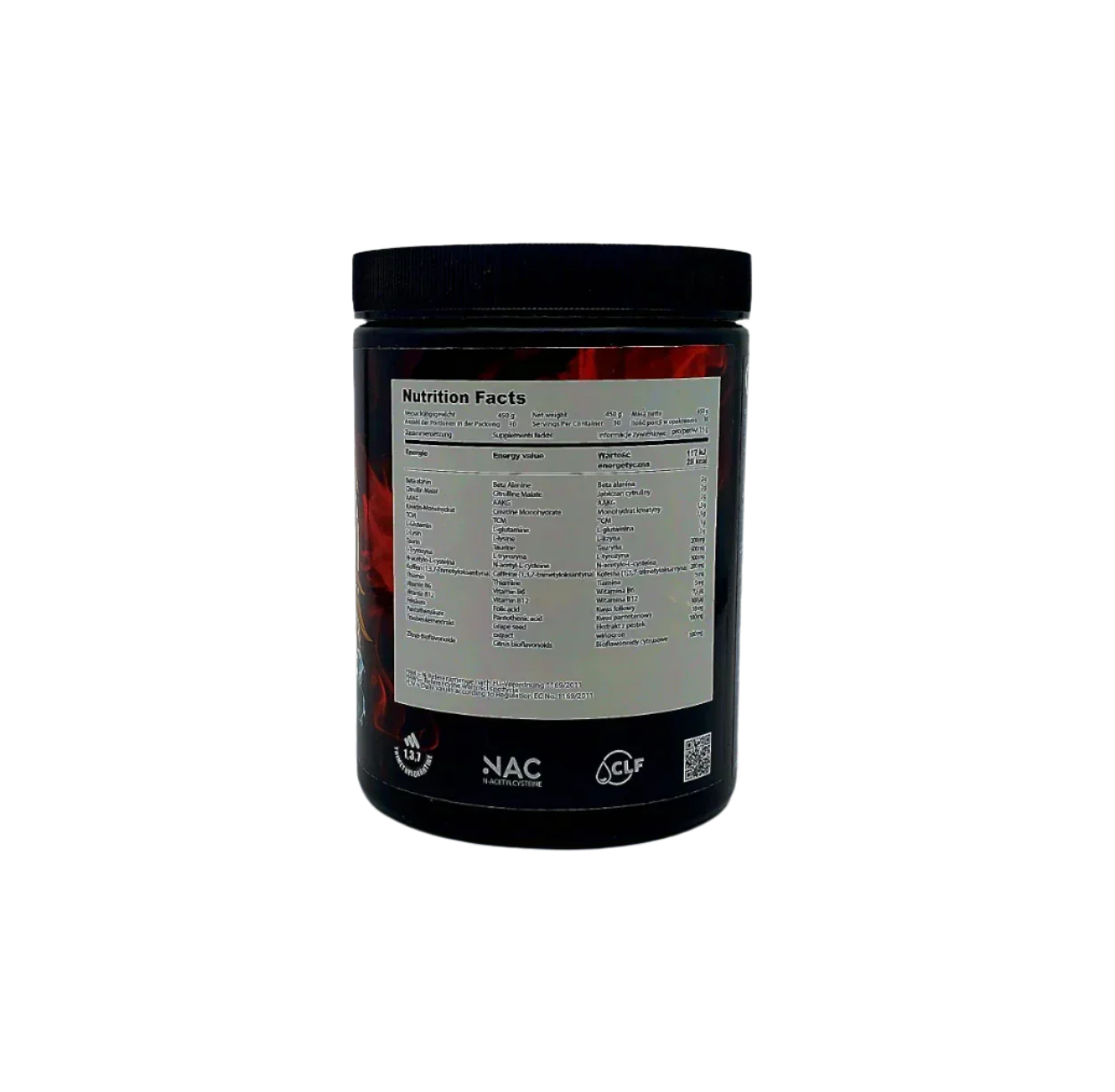 MUSCLE CLINIC® FURIOUS Pre Workout 450g - Supplement-Support.com