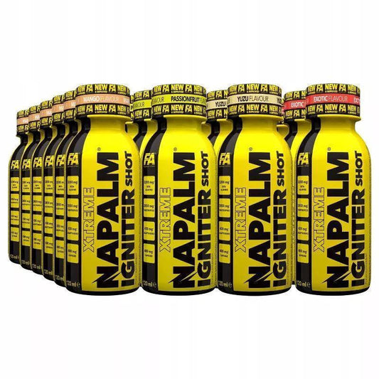Napalm Xtreme Pre Workout Booster Shot 24x120ml - Supplement-Support.com