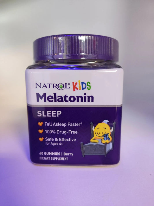 Natrol Kids Melat@nin - 1 mg - Beere - 60 Gummies - Supplement Support