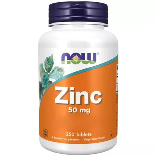 NOW Foods Zinc 250 Tabletten a´50mg - Supplement-Support.com