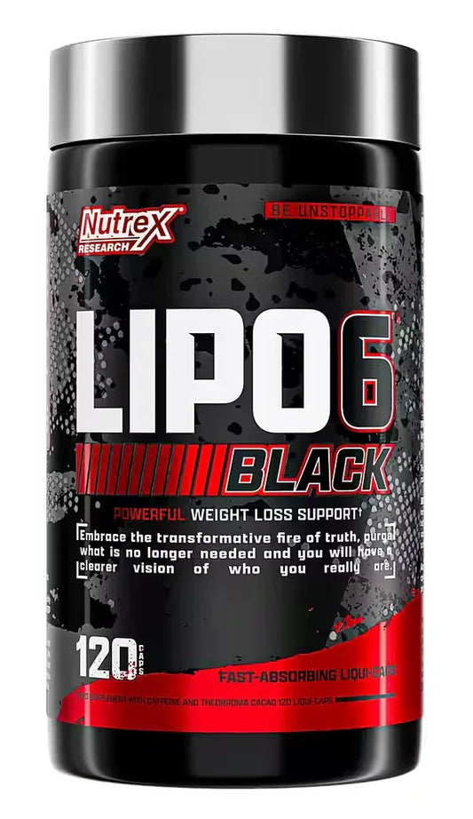 Nutrex Lipo 6 Black 120 Caps Gewichts Management - Supplement-Support.com