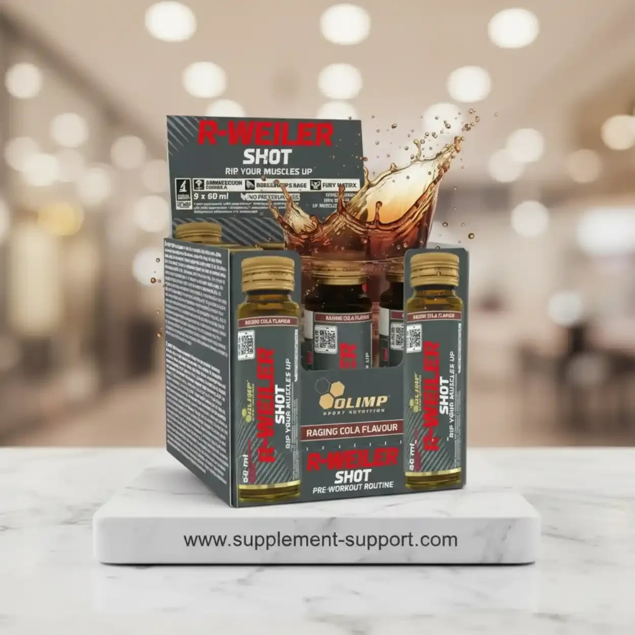 OLIMP® R-Weiler Booster Shots 9x60ml Glas - Supplement-Support.com