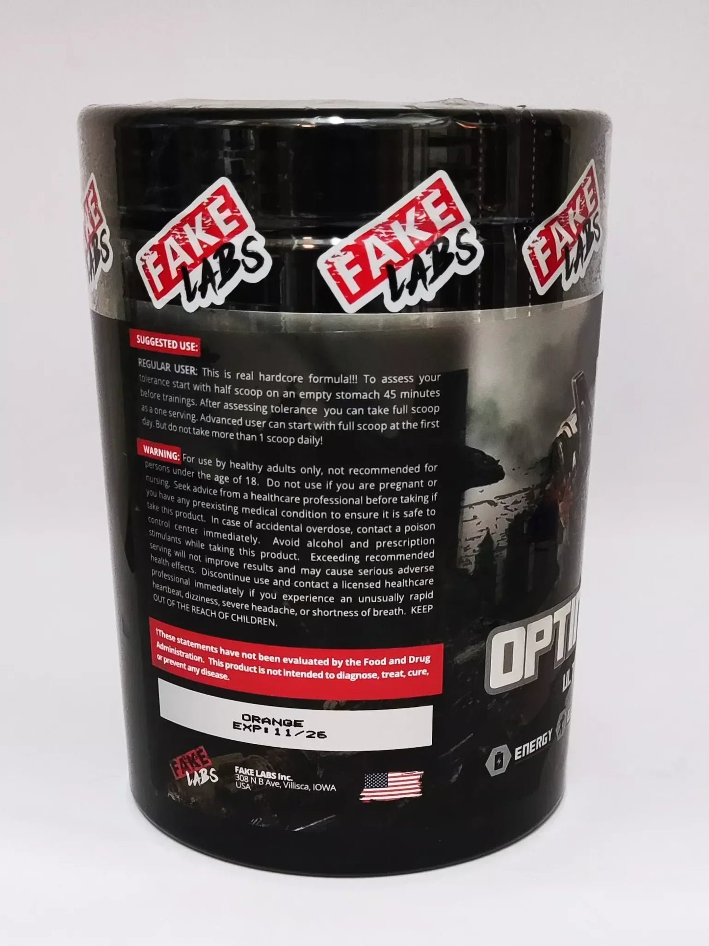 Optimus Prime US Pre Workout Booster 300g - Supplement-Support.com