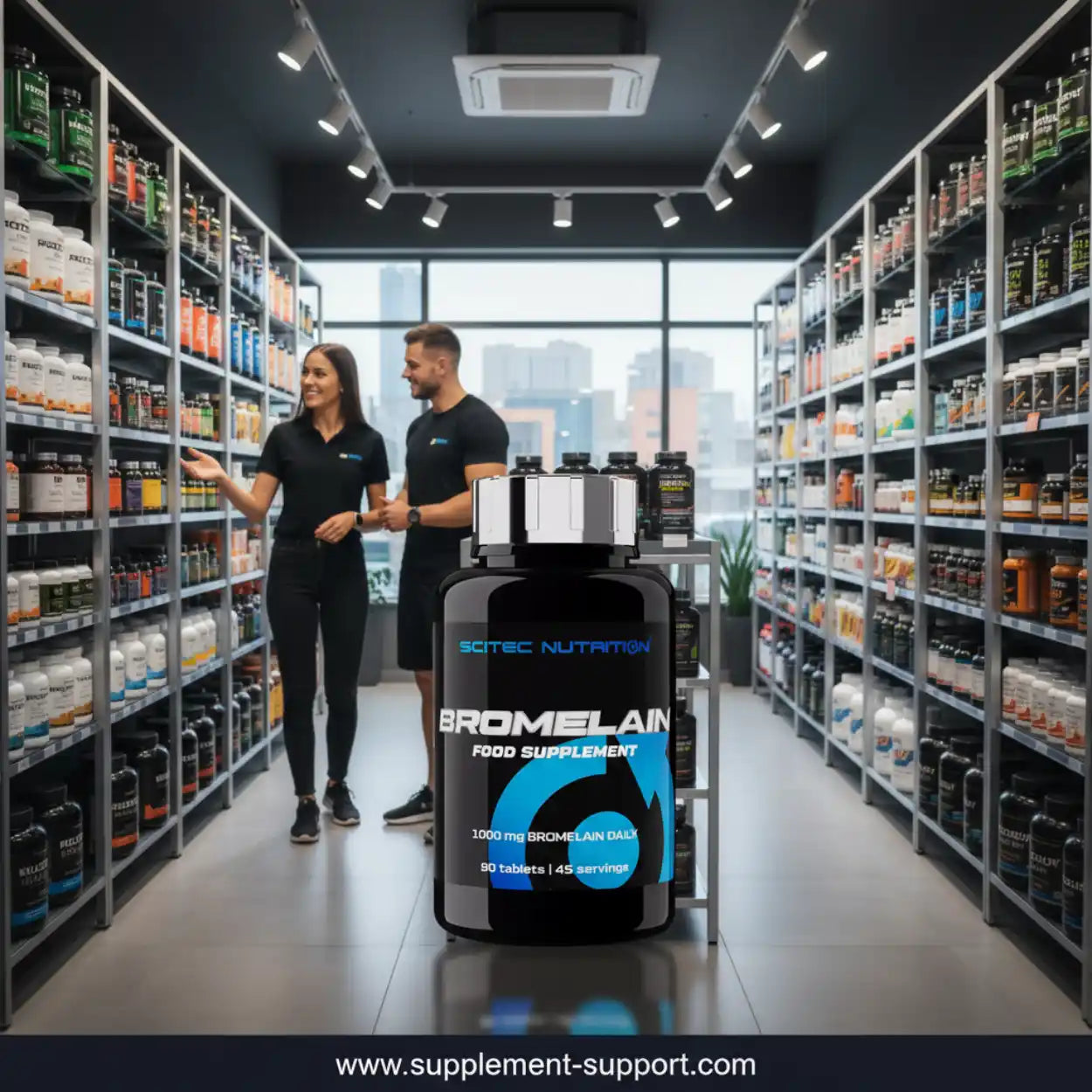 Scitec Bromelain 90Tab. - Supplement-Support.com