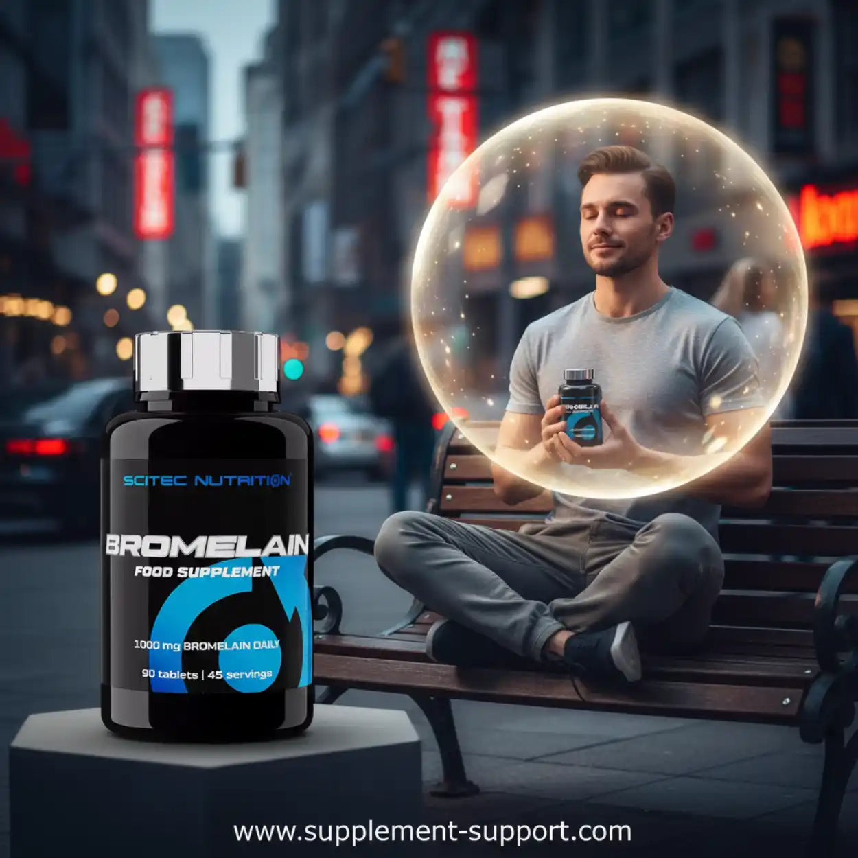 Scitec Bromelain 90Tab. - Supplement-Support.com