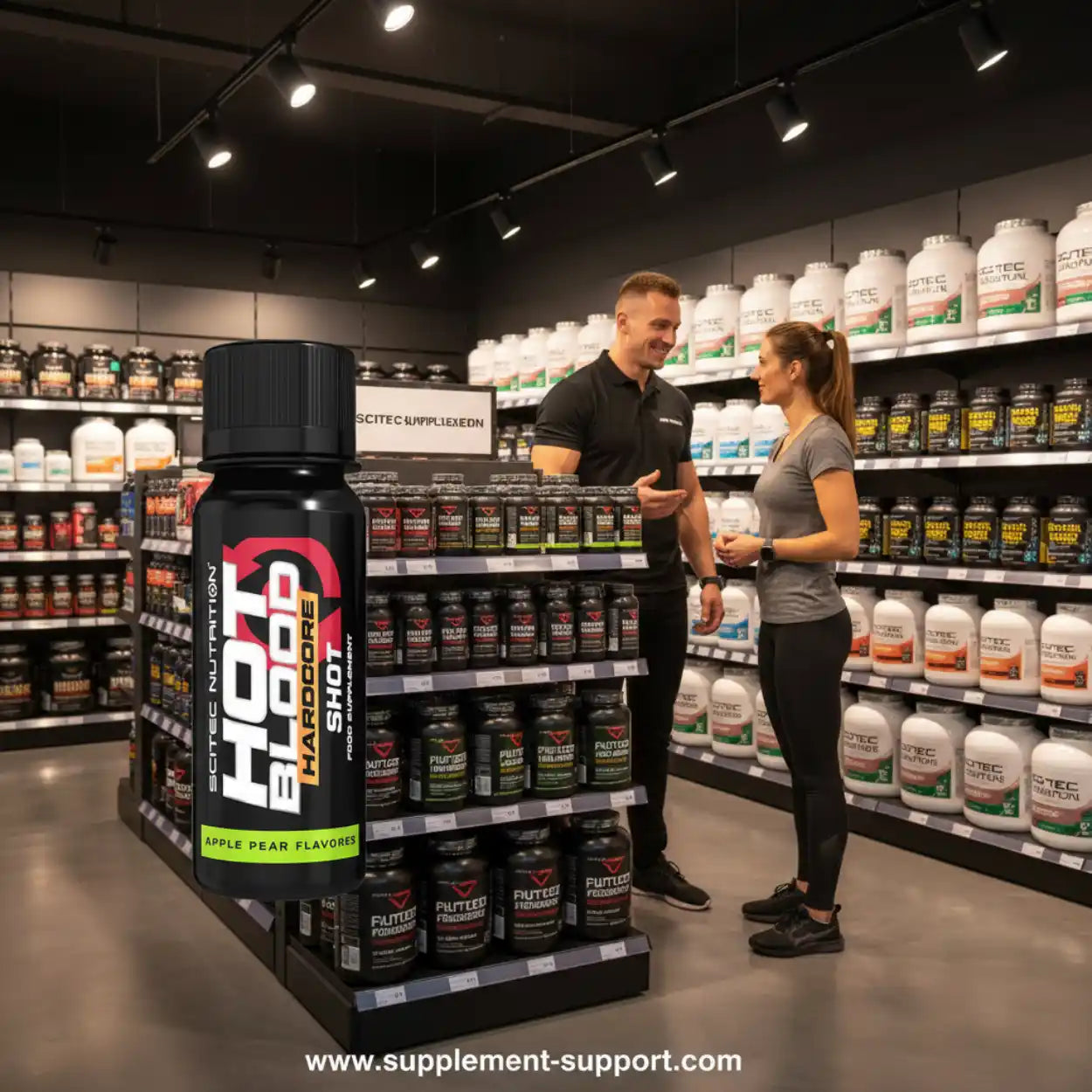 Scitec Nutrition Hot Blood Hardcore Shot,60ml - Supplement-Support.com