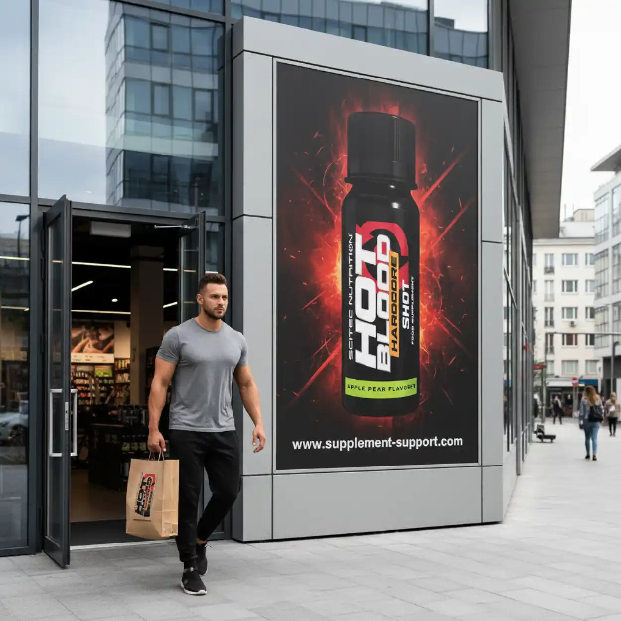 Scitec Nutrition Hot Blood Hardcore Shot,60ml - Supplement-Support.com