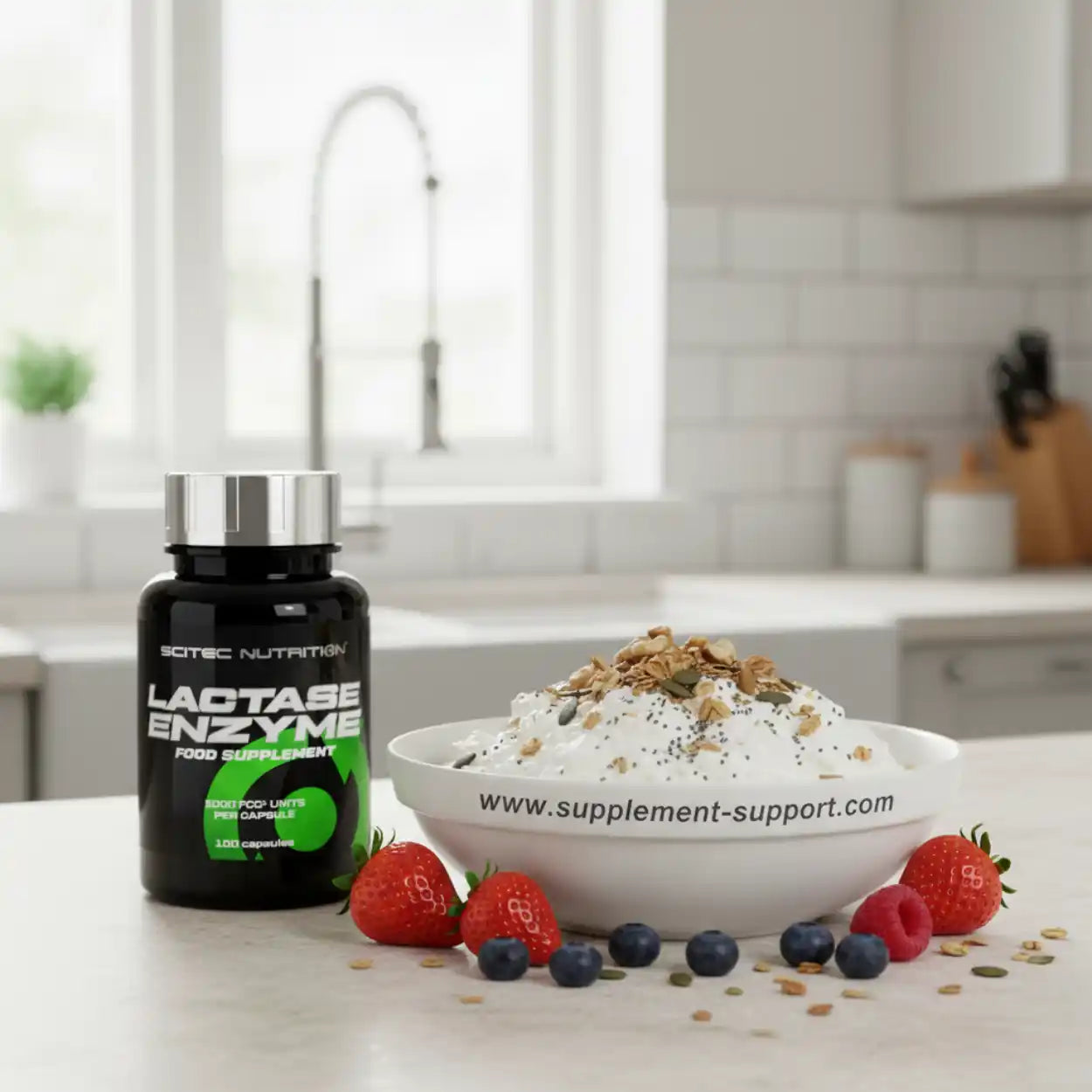 Scitec Nutrition Lactase Enzyme 100kap. - Supplement-Support.com