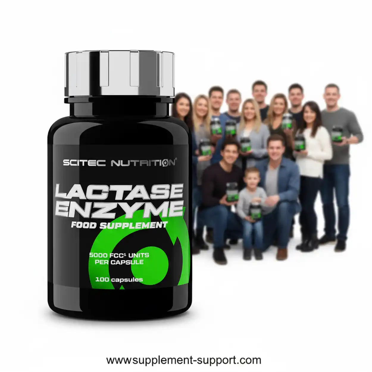 Scitec Nutrition Lactase Enzyme 100kap. - Supplement-Support.com