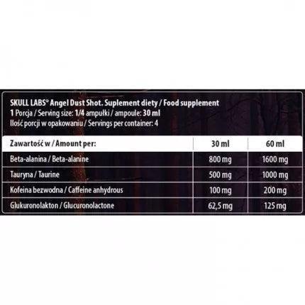 Skull Labs Angel D. Pre Workout Booster Shot 12x120ml - Supplement-Support.com