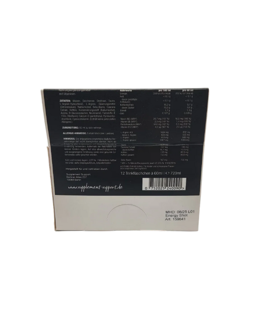 Supplement Support Energy Shot 12x60ml - Supplement Support