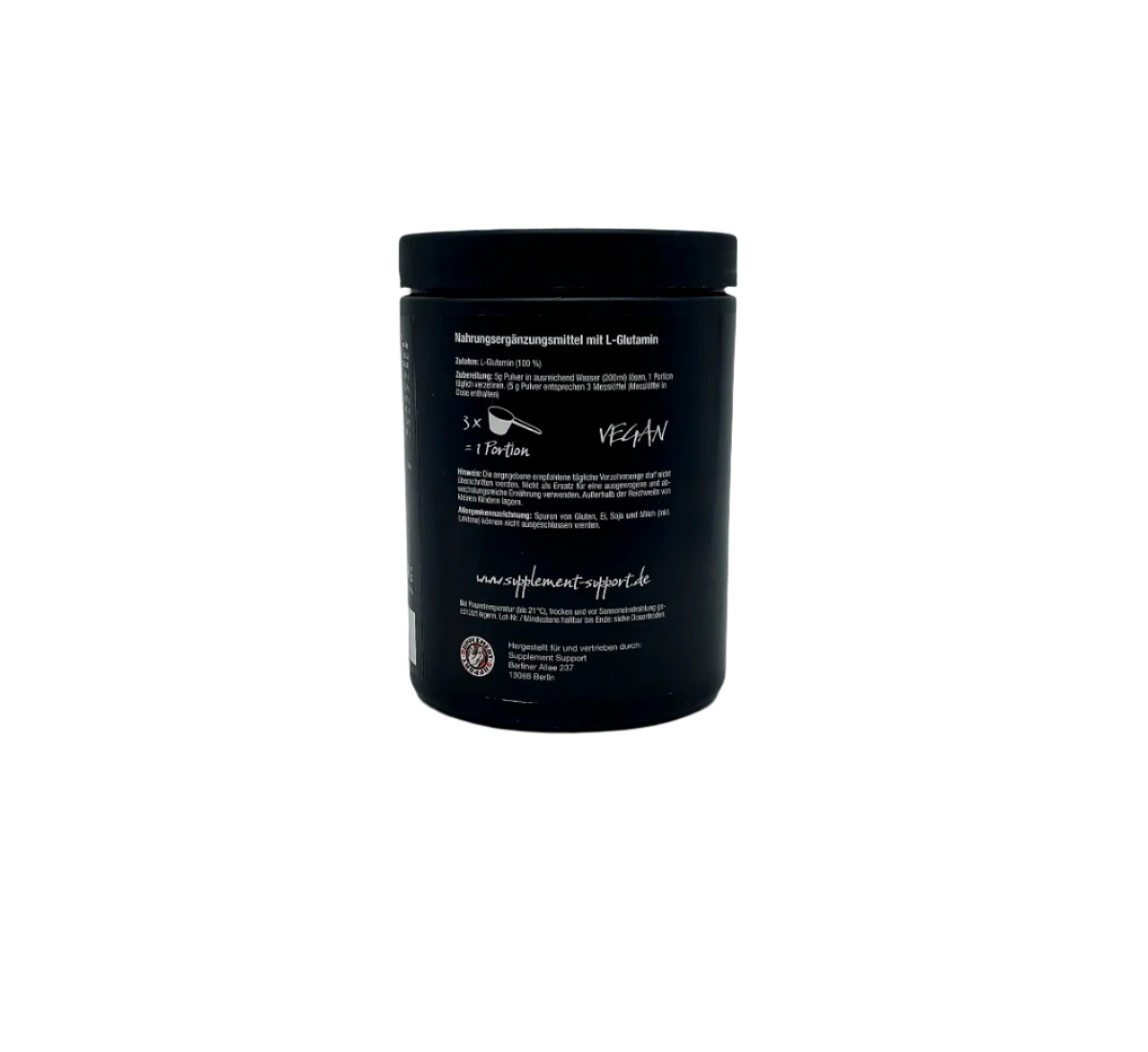 Supplement Support L-Glutamin Pulver 500g - Supplement Support