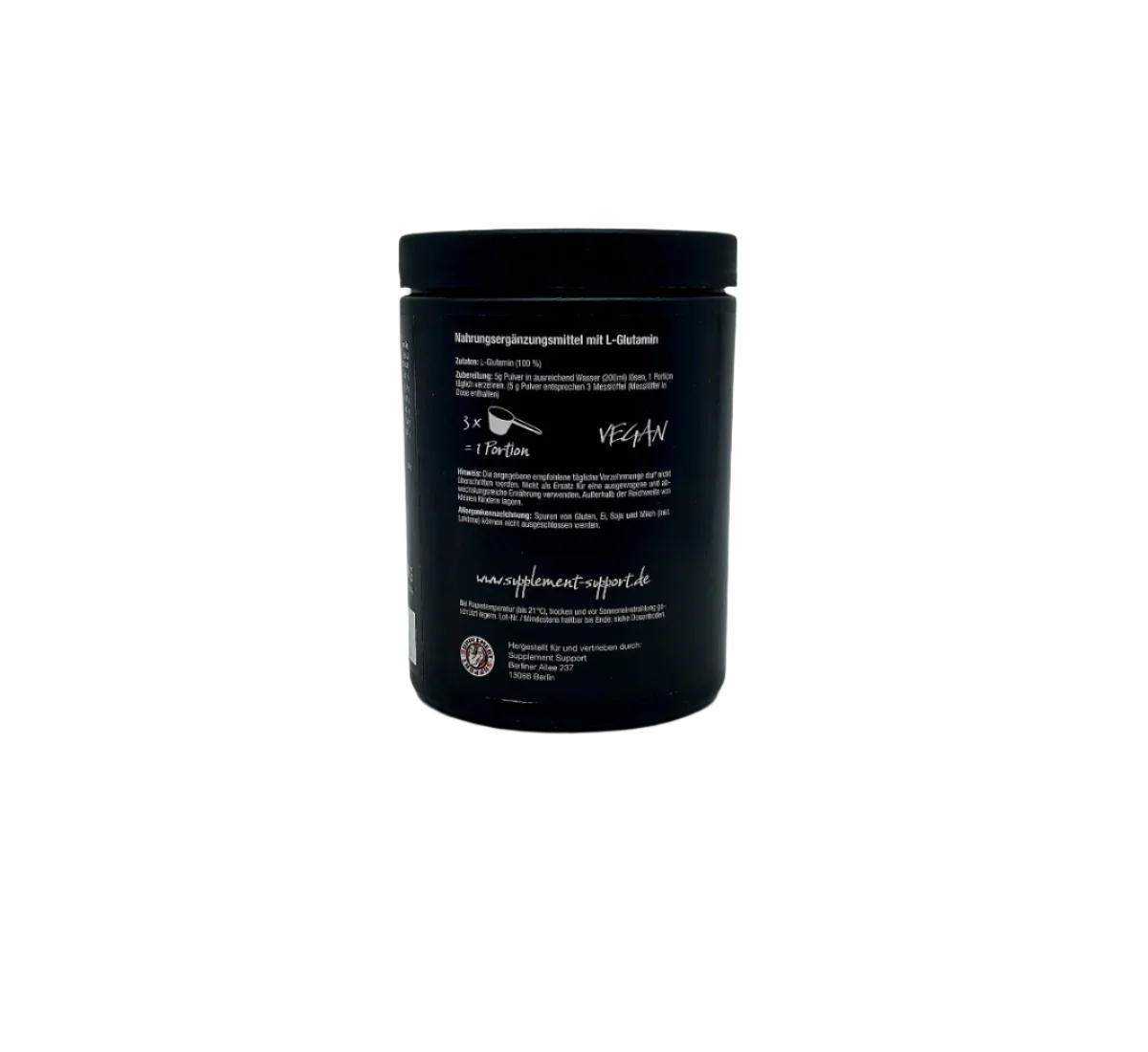 Supplement Support L-Glutamin Pulver 500g - Supplement-Support.com