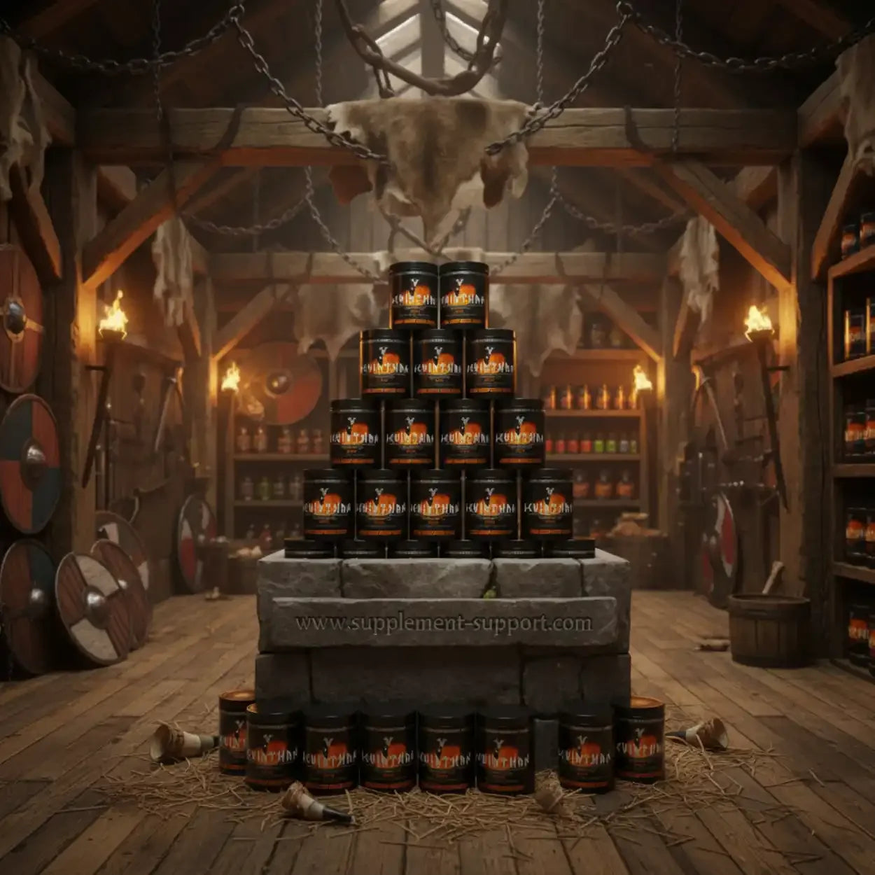 Viking Power Leviathan Hardcore PWO Dosen im Wikinger-Stil, Supplement-Support.com