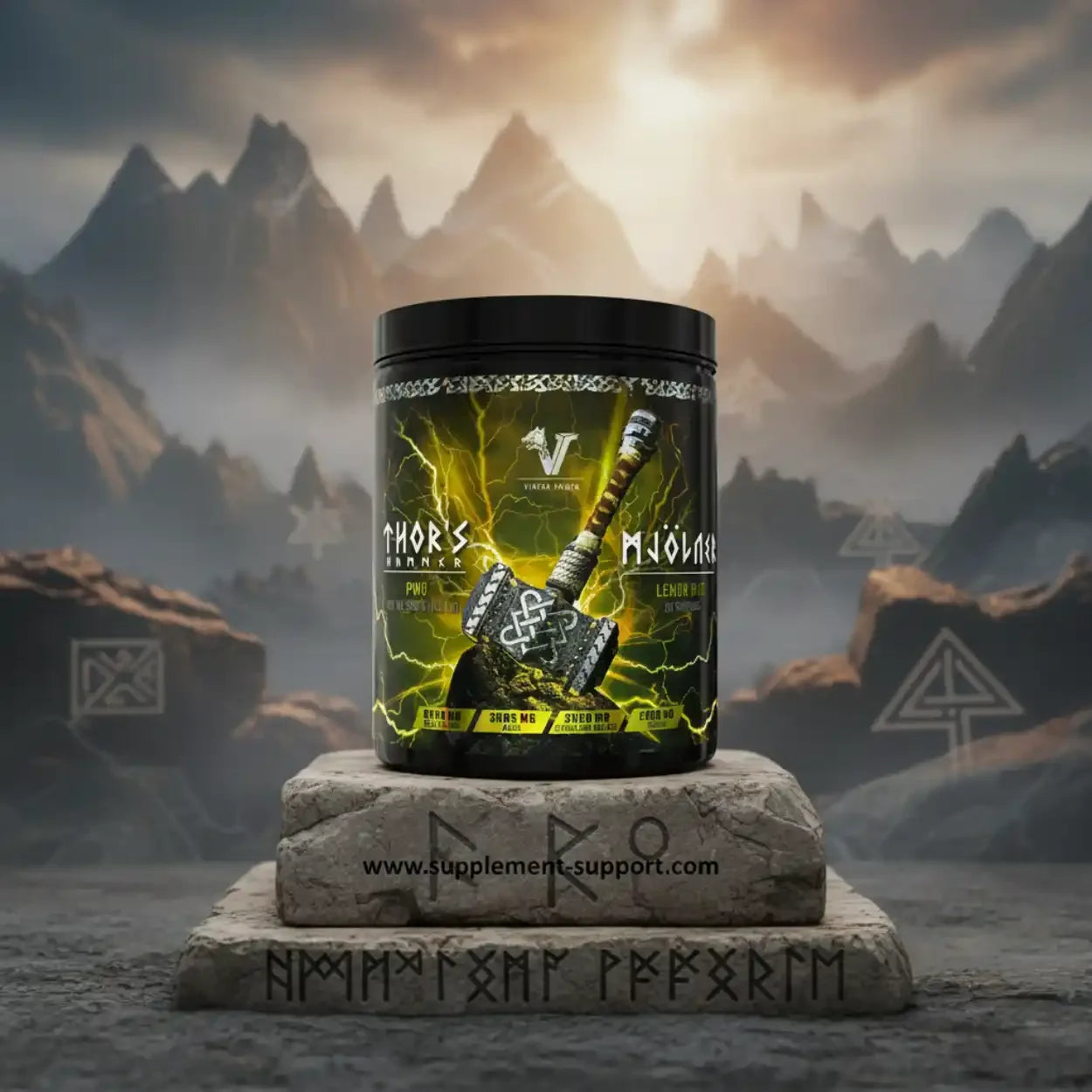 Viking Power Thor's Hammer Pre-Workout - 500g - Supplement-Support.com