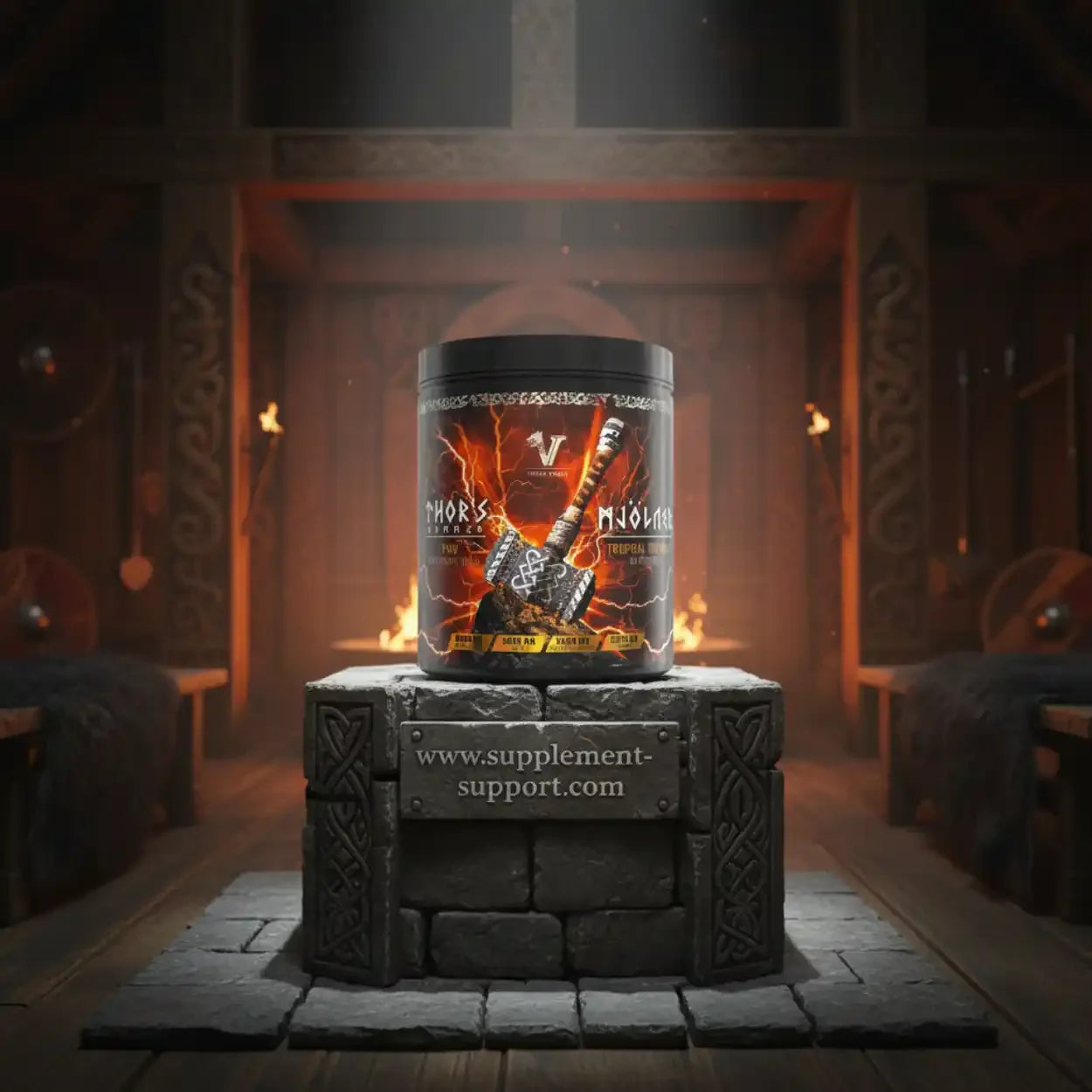 Viking Power Thor's Hammer Pre-Workout - 500g - Supplement-Support.com