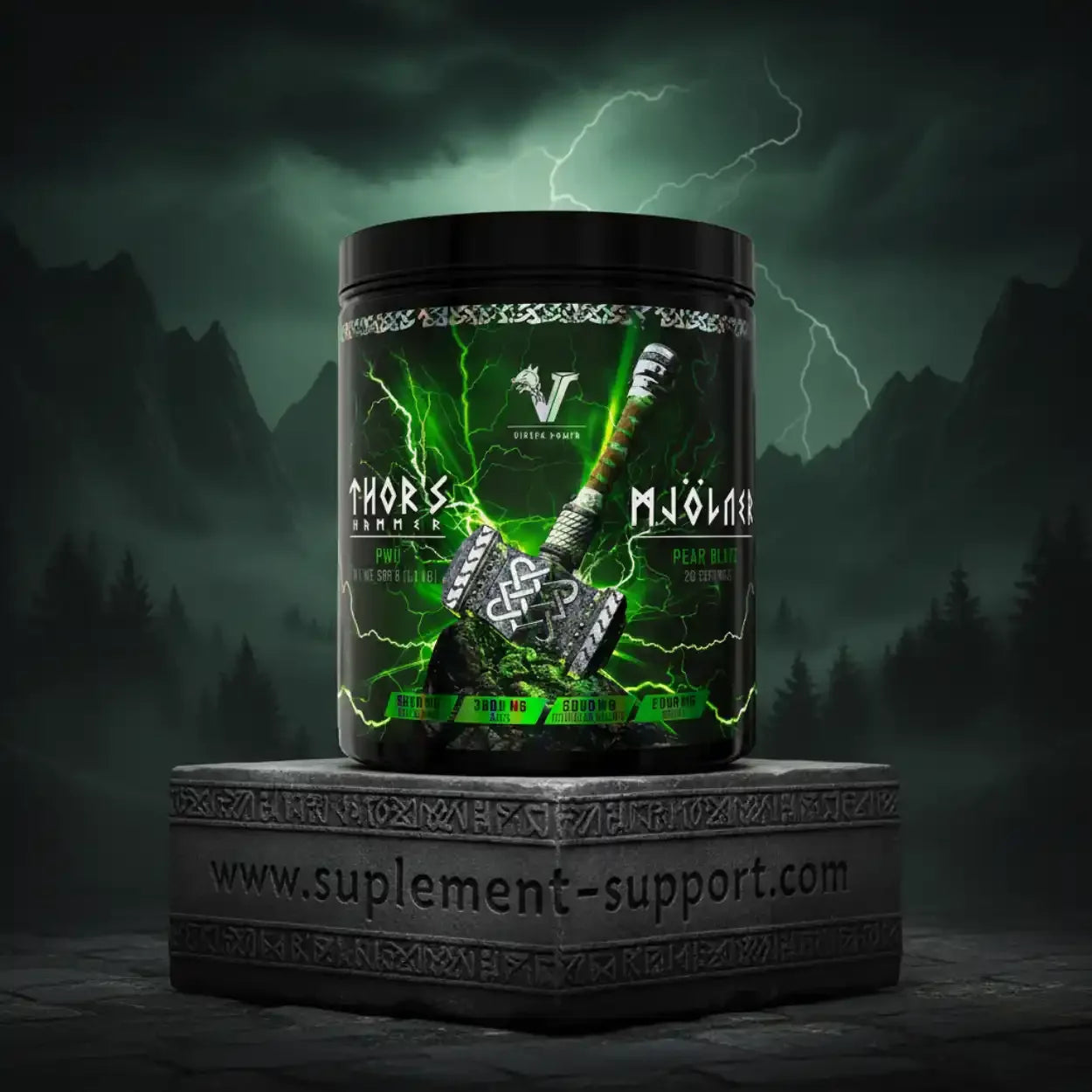 Viking Power Thor's Hammer Pre-Workout - 500g - Supplement-Support.com