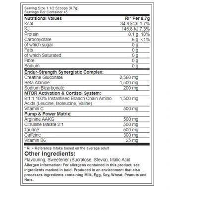 Warrior Rage Pre Workout Booster 392g - Supplement Support