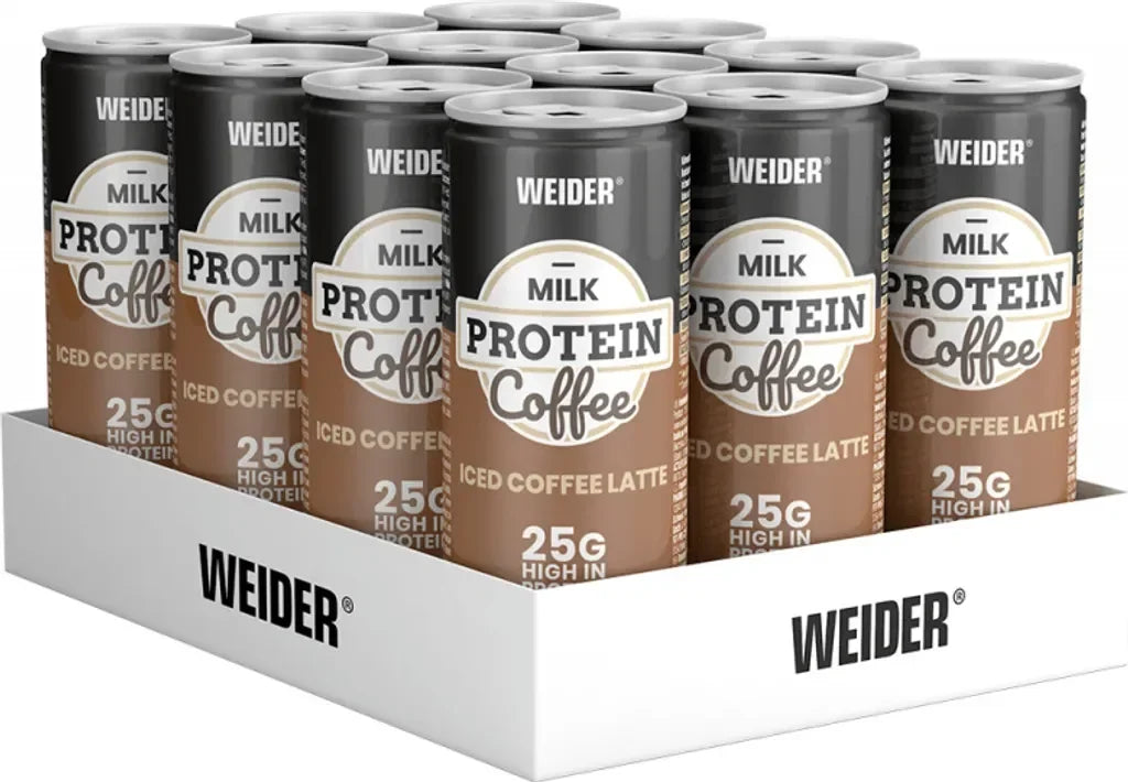 Weider Protein Coffee,250 ml Dose (inkl. Pfand), Iced Coffe Latte - Supplement-Support.com