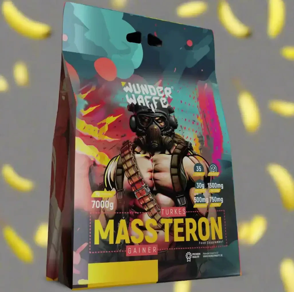 Wunderwaffe® MASSTERON Premium Mass Gainer 7kg - Supplement-Support.com