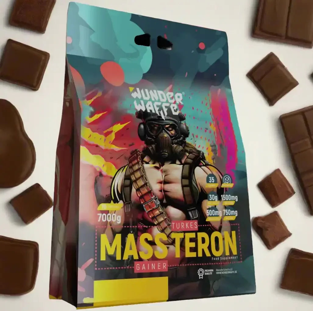 Wunderwaffe® MASSTERON Premium Mass Gainer 7kg - Supplement-Support.com