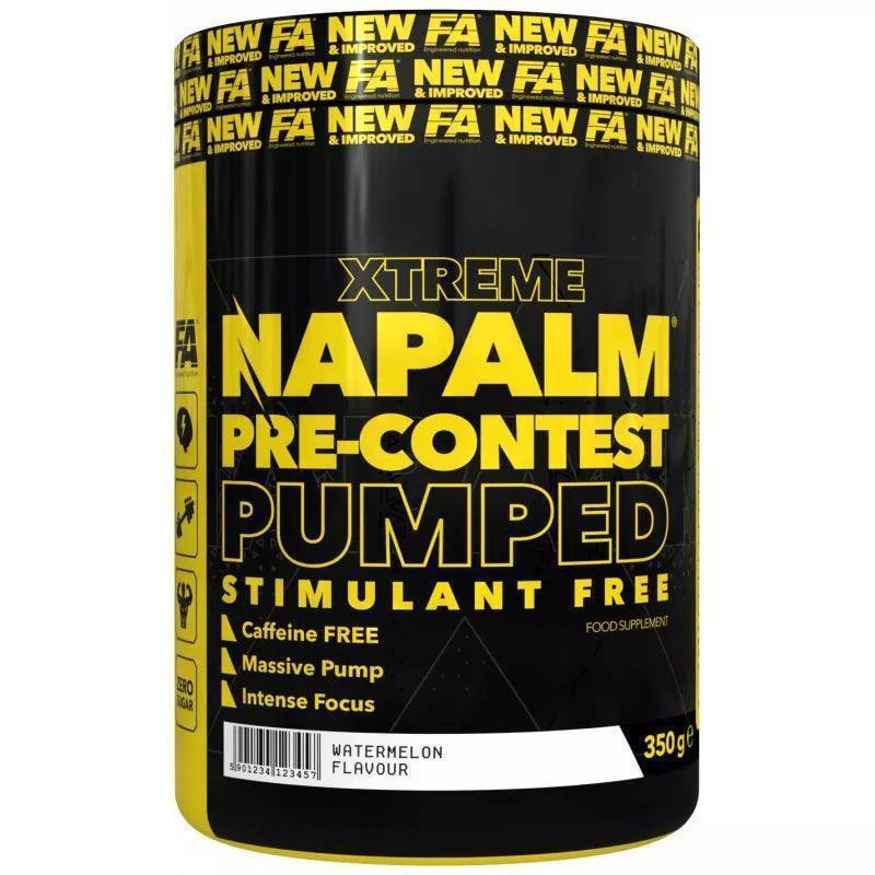 XTREME Napalm Pre Workout Booster PUMPED 350g Stimfree - Supplement-Support.com